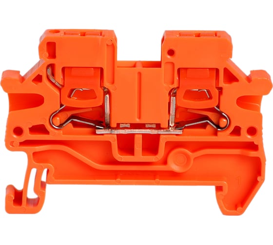 Клемма проходная CONTA CTV 2.5 ORANGE, 2.5 кв.мм, PUSH-IN 00-00012501