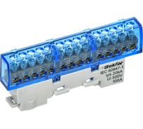 Шина N ноль неизолированная на универсальном держателе IEK TEKFOR 6x9-14-С (5шт/упак) TF-NN10-14-DL-K07