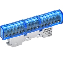 Шина N ноль изолятор на универсальном держателе IEK TEKFOR. 6x9-16-С (5шт/упак) TF-NN10-16-KL-K07