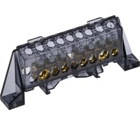 Шина N ноль в комбинированном изоляторе IEK TEKFOR Стойка 8x12-3+4-Ч (5шт/упак) TF-NN20-34-DP-K02