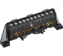 Шина N ноль в комбинированном изоляторе IEK TEKFOR Стойка 8x12-5+5-Ч (5шт/упак) TF-NN20-55-DP-K02