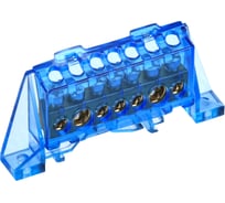 Шина N ноль в комбинированном изоляторе IEK TEKFOR Стойка 8x12-7-С (5шт/упак) TF-NN20-07-DP-K07