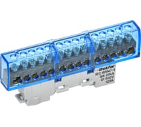 Шина N ноль изолятор на универсальном держателе IEK TEKFOR. 8x12-14-С (5шт/упак) TF-NN20-14-KL-K07