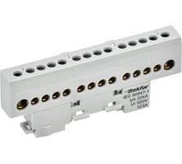 Шина L фаза изолированная на универсальном держателе IEK TEKFOR 8x12-10-Ср (5шт/упак) TF-NN20-10-KL-K03