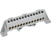 Шина L фаза в комбинированном изоляторе IEK TEKFOR Стойка 6x9-13-Ср (5шт/упак) TF-NN10-13-DP-K03