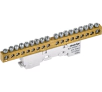 Шина L фаза неизолированная на универсальном держателе IEK TEKFOR 8x12-18-Ср (5шт/упак) TF-NN20-18-DL-K03