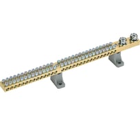 Шина IEK N ноль на двух угловых изоляторах 200А ШНИ-10x18-60-L2-С (5шт/упак) YNN30-60-C2-K03