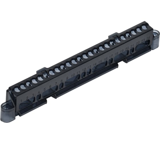 Суппорт для шин в корпус IEK TEKFOR (ширина 8 мод.) (10шт/упак) TF-KP00D-S-08 1