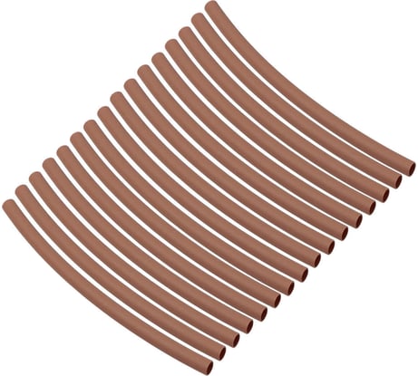 Набор трубок термоусаживаемых клеевых TDM ELECTRIC Моноцвет, коричневый 3,2/1,0 SQ0548-3003