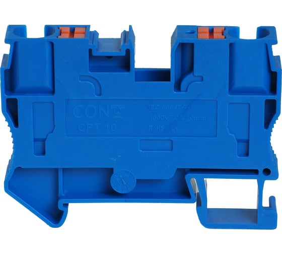 Клемма проходная CONTA CPT 10 BLUE, 10 кв.мм, PUSH-IN 00-00010272 1