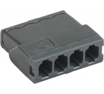 Строительно-монтажная клемма IEK СМК 772-244 с пастой, 4 штуки/упаковка UKZ31-244-004