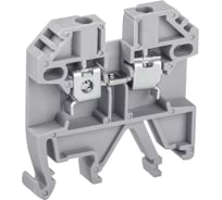 Наборный изолированный винтовой зажим STEKKER LD550-60 ЗНИ 6,0 мм JXB 6, серый, 50шт в упак 39356