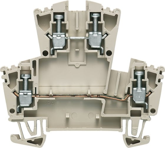 Двухуровневая клемма Weidmuller WDK 2.5 ZQV 1041100000 1