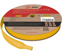 Термоусадочная трубка ЭРА NO224318 ТТУ нгLS 16/8, желтая, рулон 100 метров Б0067535