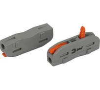 Клемма ЭРА NO-225393 проходная 2222411 с рычагами 1 полюс 0.08-2.5/4 мм2 (упаковка 25 шт.) Б0067912