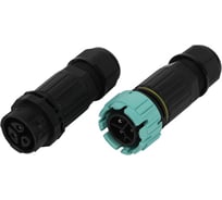 Коннектор ЭРА NO-224671 кабельный разъемный прямой 3Pin 0.5-2.5 мм2 безвинтовой IP68 Б0068012