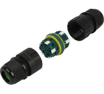 Коннектор ЭРА NO-224674 кабельный прямой 5Pin 0.5-2.5 мм2 безвинтовой IP68 Б0068026