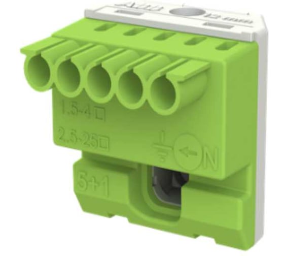 Клеммник самозажимной ABB PE 5x4+1x25мм ZK51G* 1SPE007715F9712