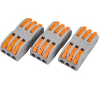 Соединительная проходная клемма TDM ELECTRIC СК-413-2 2,5мм2 3 шт/упаковка SQ0527-0052