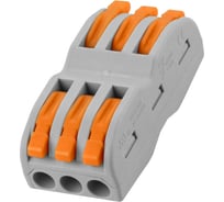 Соединительная проходная клемма TDM ELECTRIC СК-413-2 2,5мм2 3 шт/упаковка SQ0527-0052
