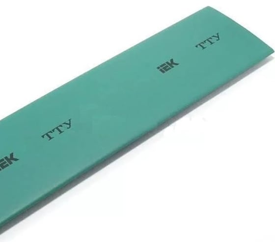 Термоусаживаемая трубка IEK ТТУ 3/1,5, зеленая, 1м UDRS-D3-1-K06