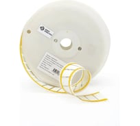 Термоусадочная трубка плоская вырубная ЮМП ЭЛЕКТРО ТТУ-НГ-LSZH для печати, 3/1, для провода 4.7-10.8 мм, белая, длина 50.8 мм, 57мм, 2500 шт. в рулоне (1/2) ump015WHT