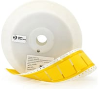 Термоусадочная трубка плоская вырубная ЮМП ЭЛЕКТРО ТТУ-НГ-LSZH для печати, 3/1, для провода 9.3-21.6 мм, желтая, длина 50.8 мм, 57мм, 1000 шт. в рулоне (1) ump017YEL