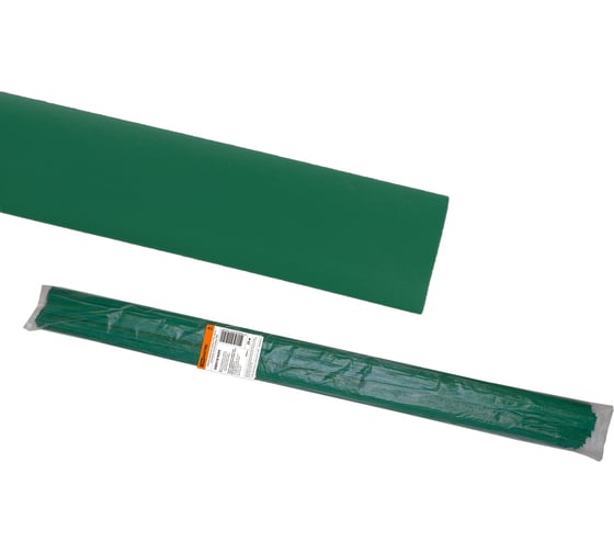Термоусаживаемая трубка TDM ELECTRIC ТУТнг 40/20 зеленая по 1м 25 м/упак SQ0518-0295 1