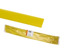 Термоусаживаемая трубка TDM ELECTRIC ТУТнг 16/8 желтая по 1м 50 м/упак SQ0518-0237