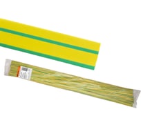 Термоусаживаемая трубка TDM ELECTRIC ТУТнг 40/20 желто-зеленая по 1м 25 м/упак SQ0518-0294