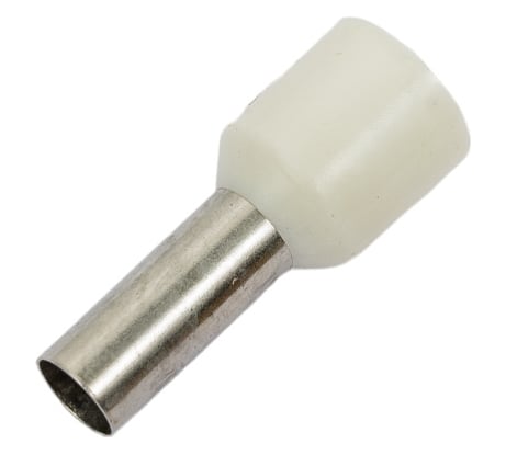 Наконечник-гильза TDM ELECTRIC Е10-12 10мм2 с изолированным фланцем 20шт SQ0568-0037