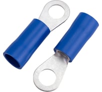 Кольцевой изолированный наконечник KLR ROV-814 с ПВХ манжетой 10.5...16.7мм2/М8/Синий/6500814