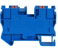 Клемма проходная CONTA CPT 10 BLUE-40, 10 кв.мм., PUSH-IN, упаковка 40шт 00-00013091