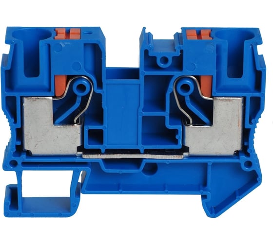 Клемма проходная CONTA CPT 10 BLUE-40, 10 кв.мм., PUSH-IN, упаковка 40шт 00-00013091