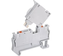 Клемма для установки предохраниетля CONTA CPT 4-HESILED 230V-50, 4 кв.мм., PUSH-IN, упаковка 50 шт 00-00013114