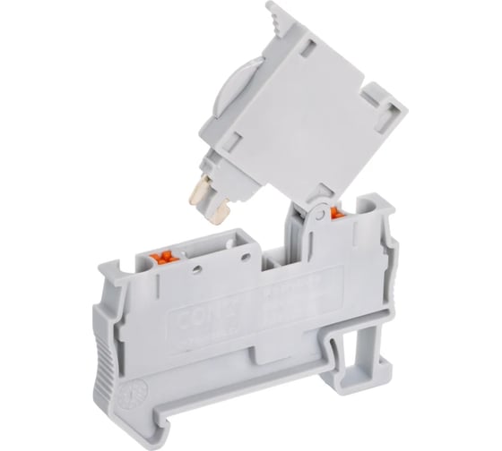 Клемма для установки предохраниетля CONTA CPT 4-HESILED 230V-50, 4 кв.мм., PUSH-IN, упаковка 50 шт 00-00013114