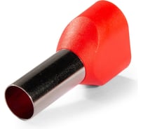 Наконечник штыревой втулочный изолированный КВТ НШВИ( 2) 10-14 серия ЕВРО (500шт.) 103250