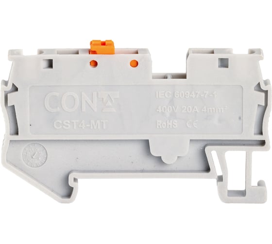 Клемма с ножевым размыкателем CONTA CST 4-MT GRAY-50, 4 КВ.ММ, (упак 50шт) 00-00013096