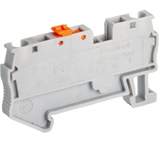 Клемма с ножевым размыкателем CONTA CST 4-MT GRAY-50, 4 КВ.ММ, (упак 50шт) 00-00013096