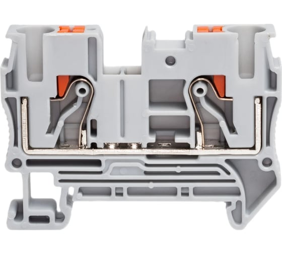 Клемма проходная CONTA CPT 6 GRAY-50, 6 кв.мм., PUSH-IN, упаковка 50 шт 00-00013079 1