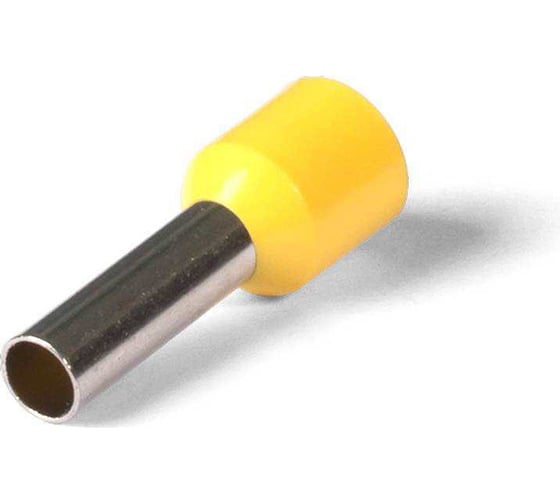 Штыревой втулочный изолированный наконечник STEKKER НШВИ 6-12, LD405-612 (DIY упаковка 25 шт) 39380
