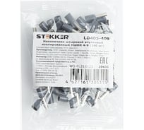 Штыревой втулочный изолированный наконечник STEKKER НШВИ 4-9, LD405-409 (ОПТ упаковка 100 шт) 39436