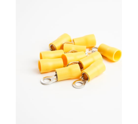 Кольцевой изолированный наконечник STEKKER НКИ 6-4, LD403-604 (DIY упаковка 10 шт) 39370