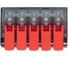 Строительно-монтажная клемма EKF PROxima СМК 221-615 с рычагом 5 отверстий 0.5-4.0(6) мм2 plc-smk-221-615 5