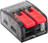 Строительно-монтажная клемма EKF PROxima СМК 221-612 с рычагом 2 отверстия 0.5-4.0(6) мм2 plc-smk-221-612