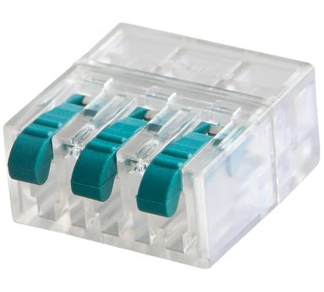 Соединительная клемма АБК-СИЛА СК-583 в прозрачном корпусе 5шт. 3100402.5