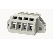 Клемма на печатную плату Degson 4 полюсов, серая, 100 штук 8EDG-STDBM-5.0-04P-11-01Z(H)