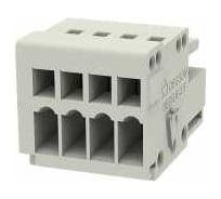 Клемма на печатную плату Degson 12 полюсов, серая, 100 штук 8EDGK-2.5-12P-11-01Z(H)