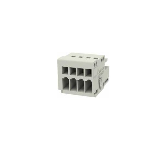 Клемма на печатную плату Degson 4 полюса, серая, 100 штук 8EDGK-2.5-04P-11-01Z(H) 1