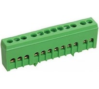 Нулевая шина АБК-СИЛА 6х9 15 корпус Зелёный 10шт. 2100603